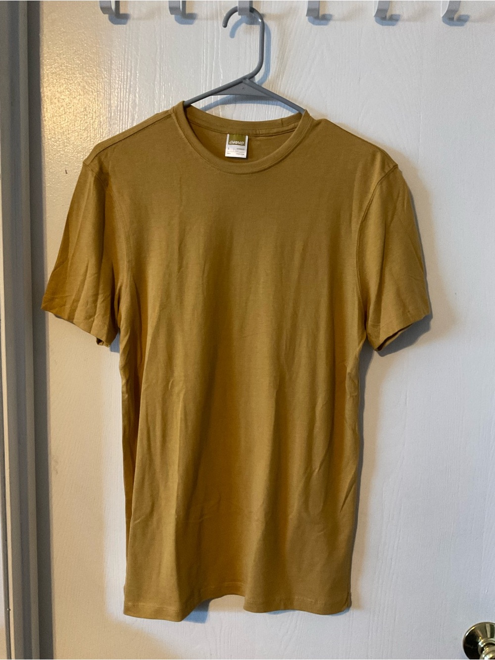 Men's ONNO Bamboo T-shirt Unpatched - Mustard, Size S